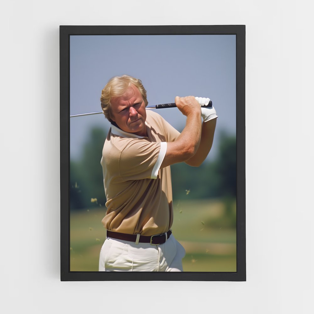 Poster Jack de nicklaus – affiche Golf (vue 2)